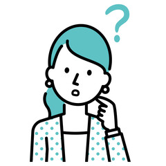 考えるビジネスウーマン