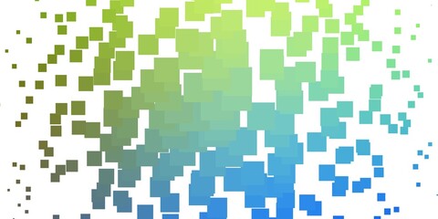 Light Blue, Green vector template with rectangles.