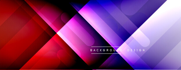 Dynamic lines abstract background. 3D shadow effects and fluid gradients. Modern overlapping forms