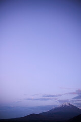 富士山夕景