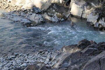 Altai nature, katun river
