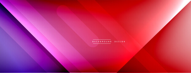 Dynamic lines abstract background. 3D shadow effects and fluid gradients. Modern overlapping forms