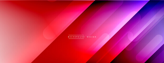 Dynamic lines abstract background. 3D shadow effects and fluid gradients. Modern overlapping forms