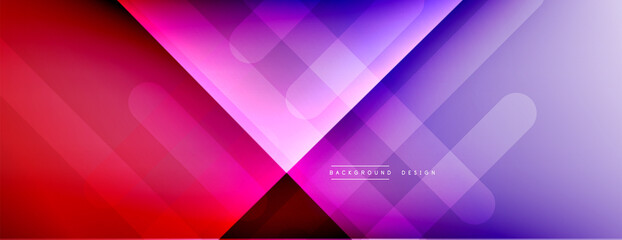 Dynamic lines abstract background. 3D shadow effects and fluid gradients. Modern overlapping forms