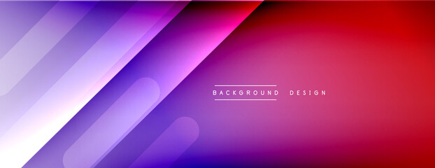 Dynamic lines abstract background. 3D shadow effects and fluid gradients. Modern overlapping forms