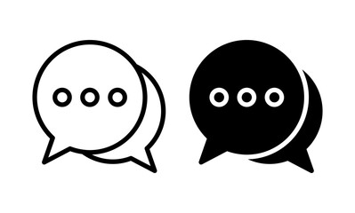 Chat icon, Chat symbol vector