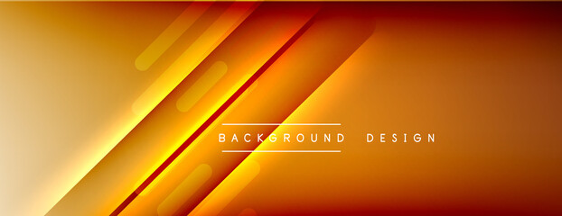 Dynamic lines abstract background. 3D shadow effects and fluid gradients. Modern overlapping forms