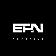 EPN Letter Initial Logo Design Template Vector Illustration