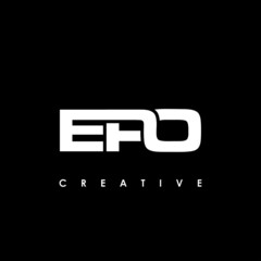 EPO Letter Initial Logo Design Template Vector Illustration
