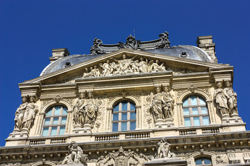 Obraz premium A tower of the Louvre palace, Paris