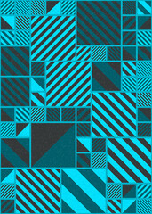 Obraz premium Abstract Geometric Pattern generative computational art illustration