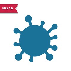 Virus, Atom, Molecule, Particle Icon