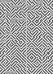 Abstract Geometric Pattern generative computational art illustration