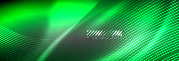 Neon dynamic beams vector abstract wallpaper background. Wallpaper background, design templates for business or technology presentations, internet posters or web brochure covers