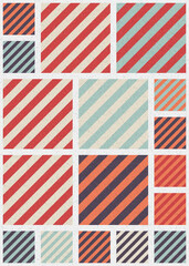 Abstract Geometric Pattern generative computational art illustration