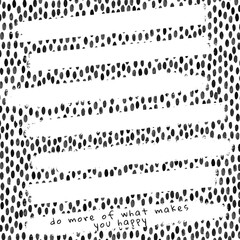 To do list ink brush patterned notepaper with motivational message
