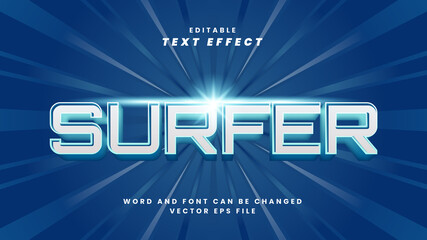 Surfer text effect