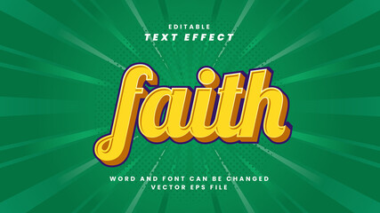 Faith text effect