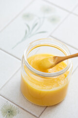 手作りしたレモンカード