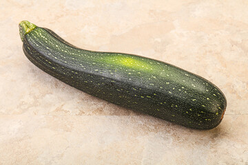 Tasty young organic natural zucchini