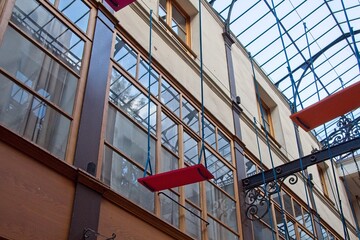 old building with glass windows