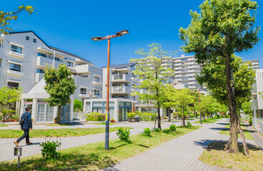 閑静な住宅街