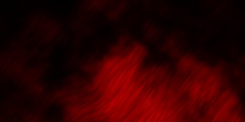 Dark Red vector pattern with curved lines.
