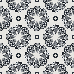 Seamless pattern with vintage ornament. Vector