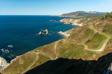 Loiba cliffs, Ortigueira, A Coruna province, Galicia, Spain