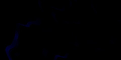 Dark BLUE vector template with curves.