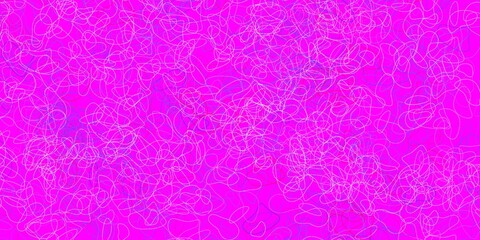 Light blue, red vector background with random forms.