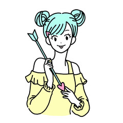 Obraz premium 12星座 イラスト 射手座