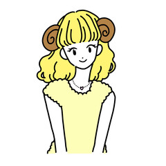 12星座　イラスト　牡羊座