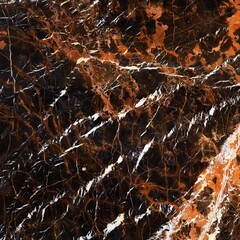 Black Gold Vein Marble Stone Texture