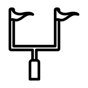recommend clip art: American Football Goal Post Icon