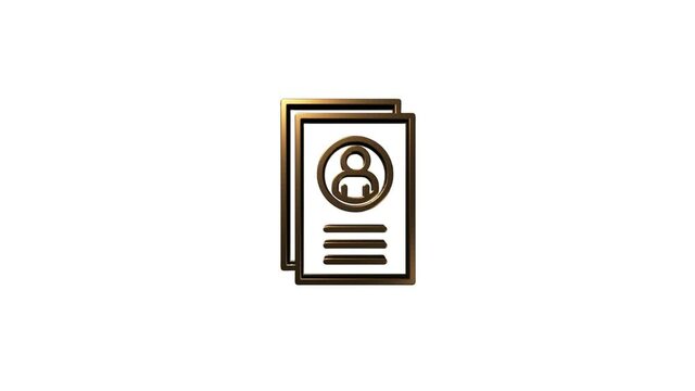 Office icon. Web icon set. Office, great design for any purposes. Motion graphics.