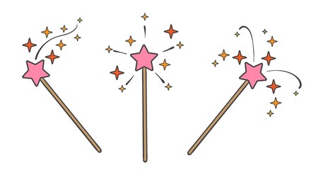 Pink magic wand