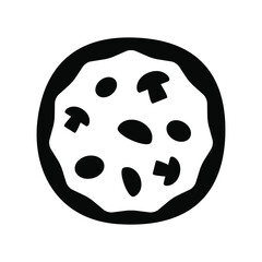 Vegetable pizza icon