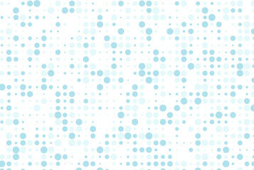 Light BLUE vector circles and dots on white background with bubbles and Glitter abstract illustration with blurred drops of dots in blue color Design for abstract design