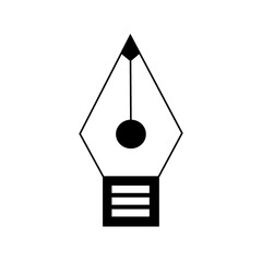 Pen tool icon or drawing symbol is perfect for any project such as design web, design application, and etc.
