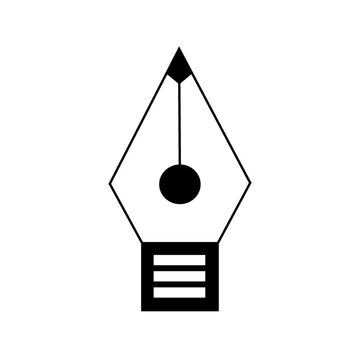 Pen tool icon or drawing symbol is perfect for any project such as design web, design application, and etc.