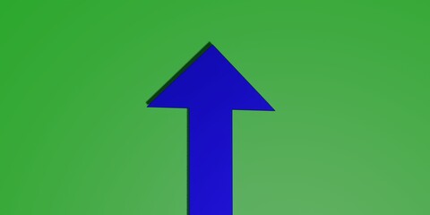 arrow pointing up , success or growth concept