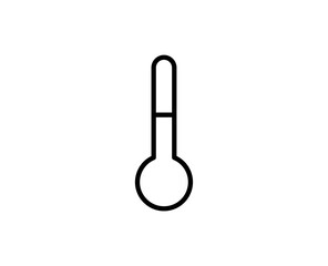 Thermometer premium line icon
