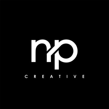 NP Letter Initial Logo Design Template Vector Illustration