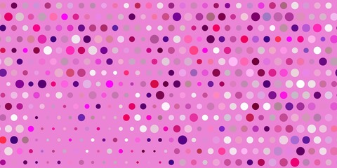 Light purple, pink vector backdrop with dots.