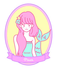 12星座　イラスト　文字入り