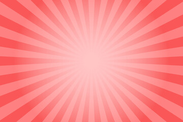 Vector background in comic book style with sunburst and gradient. Retro pop art design.
