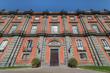 exterior of Royal Palace in Capodimonte park