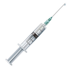 Isolated syringe. Vector illustration