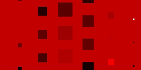 Light Red vector backdrop with rectangles.